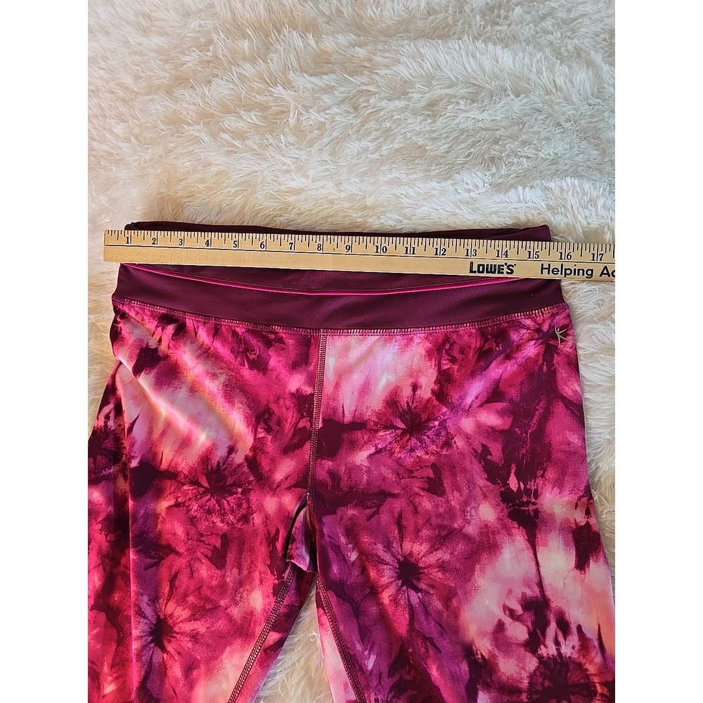 Womens DANSKIN fitness Capris Sz L workout yoga gym running hiking sexy hot - Picture 10 of 13
